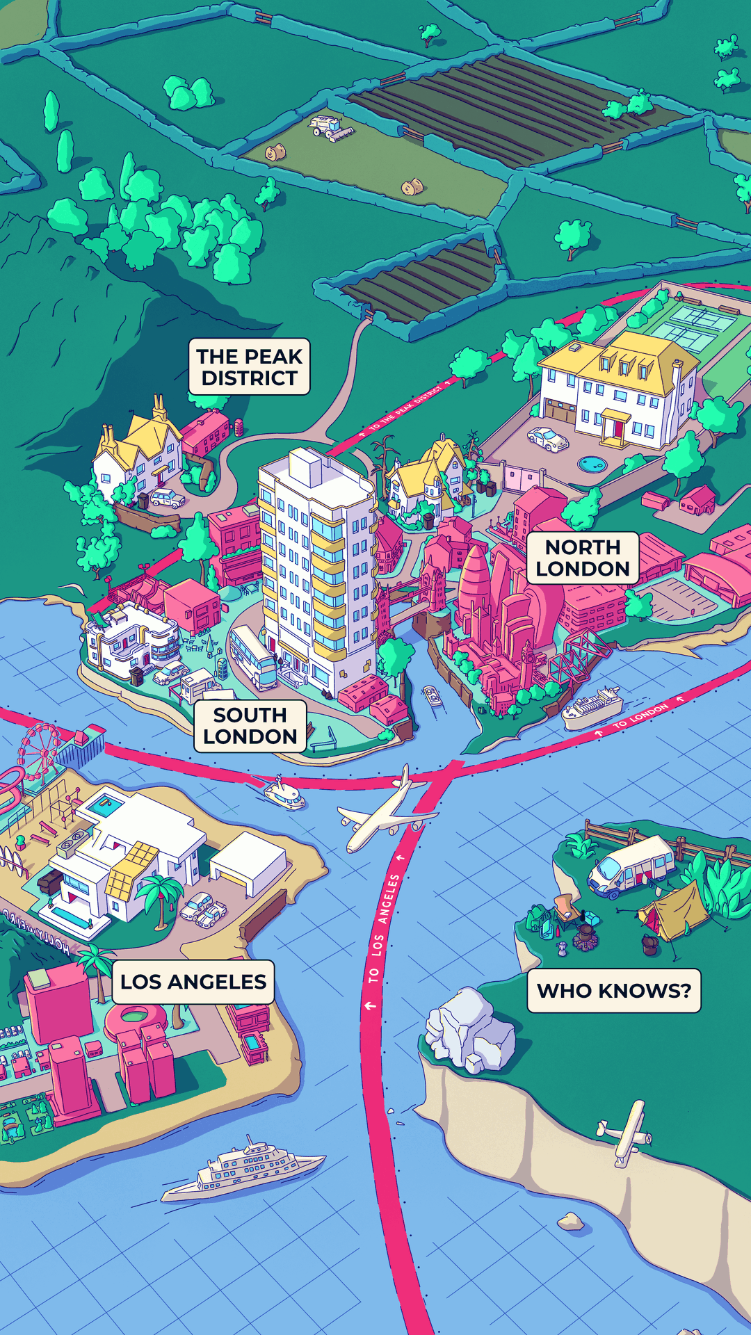 Map for the video game 'Who Pressed Mute on Uncle Marcus?'